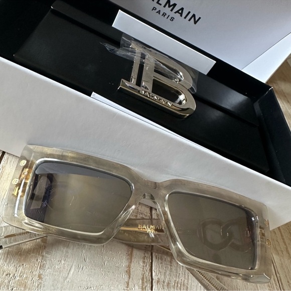 Chic Balmain Silver Sunglasses 53MM